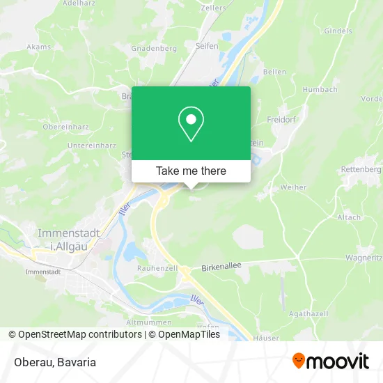 Карта Oberau