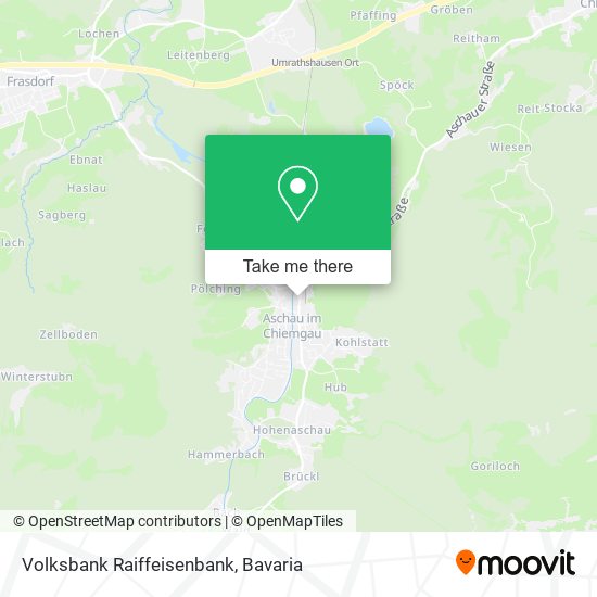 Volksbank Raiffeisenbank map