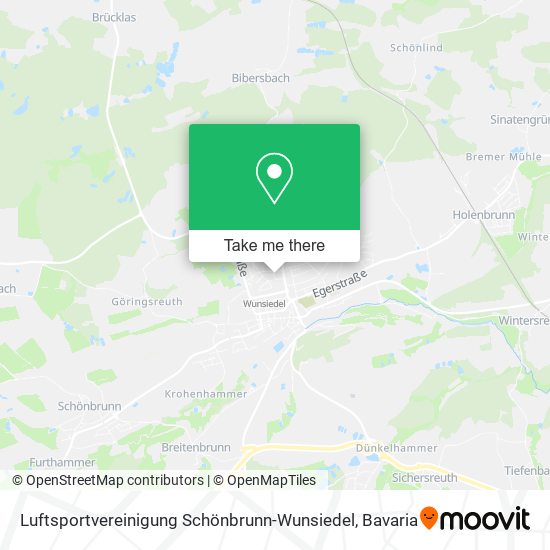 Luftsportvereinigung Schönbrunn-Wunsiedel map