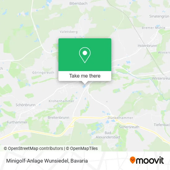 Карта Minigolf-Anlage Wunsiedel