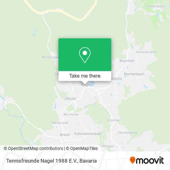 Tennisfreunde Nagel 1988 E.V. map