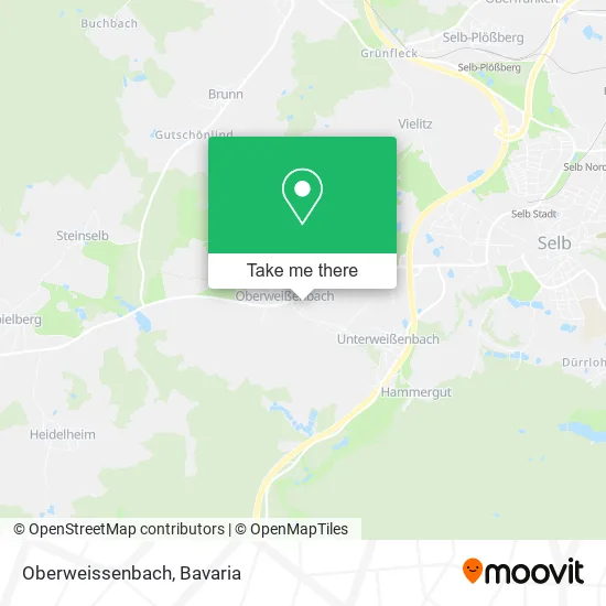Карта Oberweissenbach