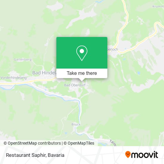Restaurant Saphir map