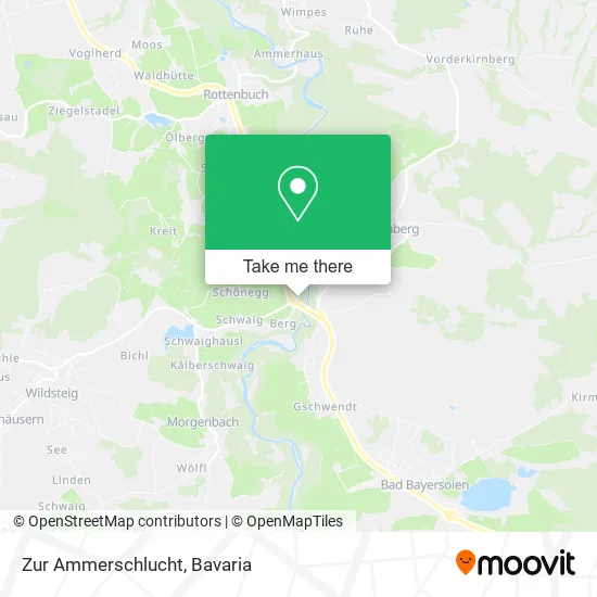 Карта Zur Ammerschlucht