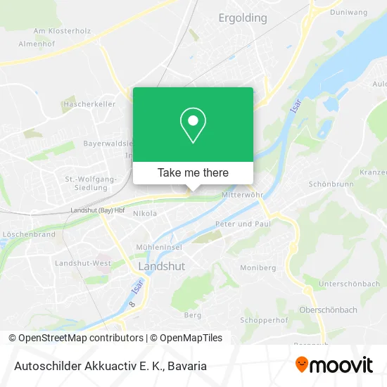 Карта Autoschilder Akkuactiv E. K.