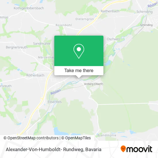 Карта Alexander-Von-Humboldt- Rundweg