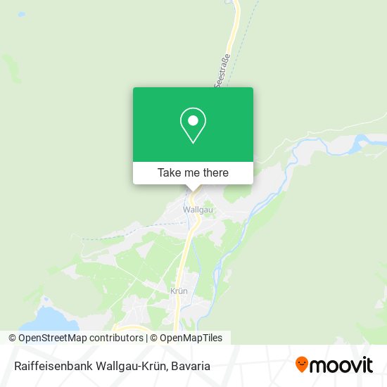 Raiffeisenbank Wallgau-Krün map