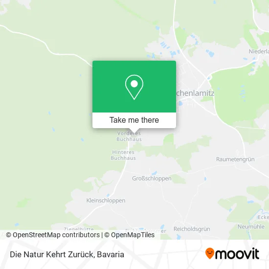 Карта Die Natur Kehrt Zurück
