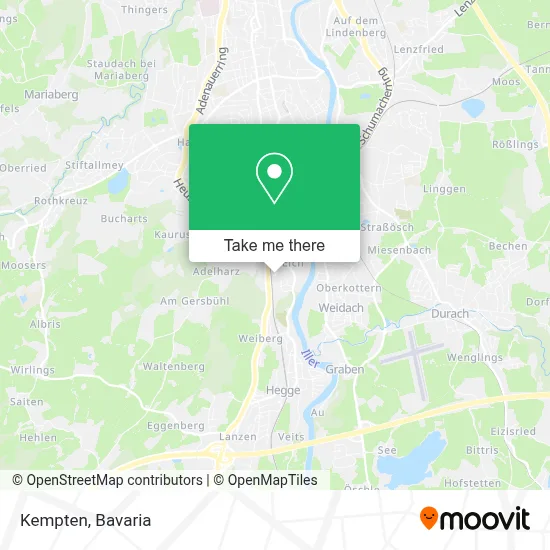 Kempten map