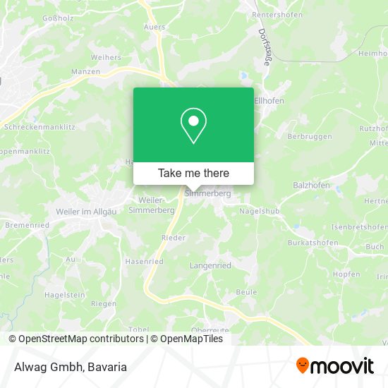 Alwag Gmbh map