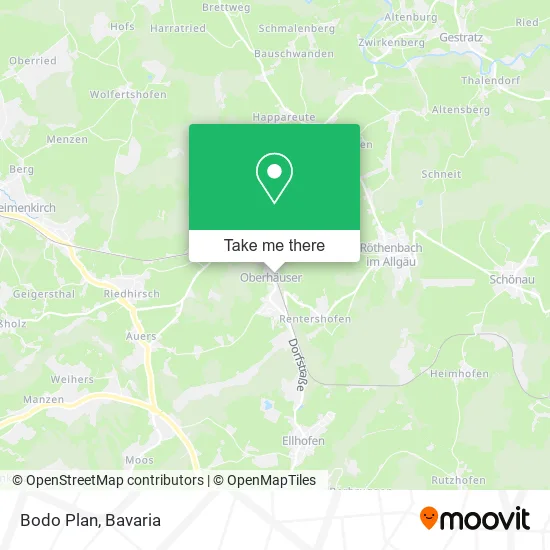 Карта Bodo Plan