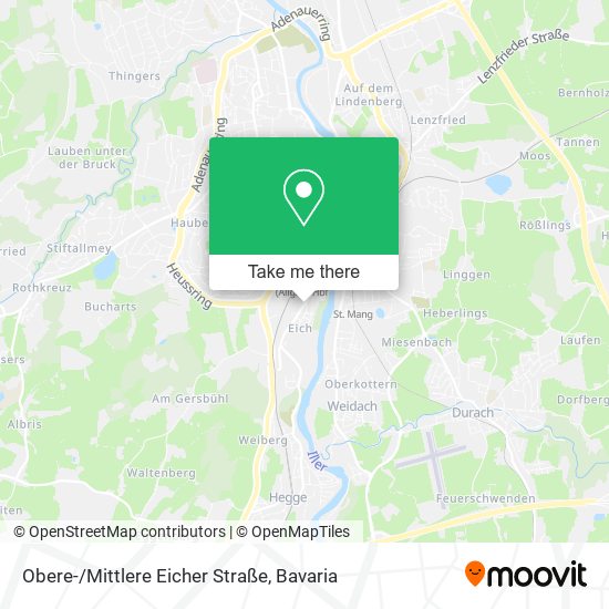 Obere-/Mittlere Eicher Straße map
