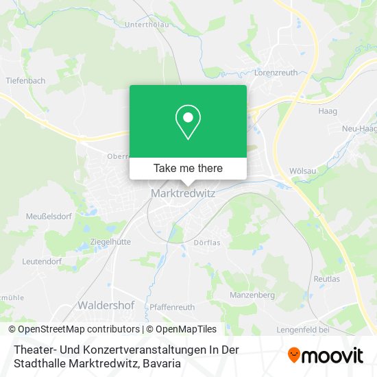 Theater- Und Konzertveranstaltungen In Der Stadthalle Marktredwitz map