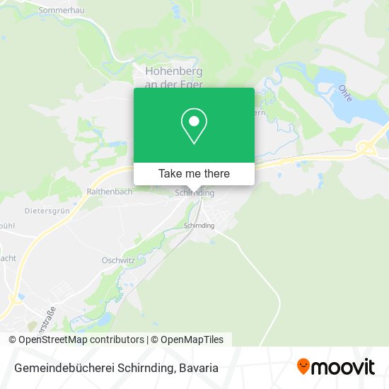 Gemeindebücherei Schirnding map