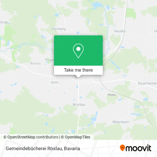 Карта Gemeindebücherei Röslau