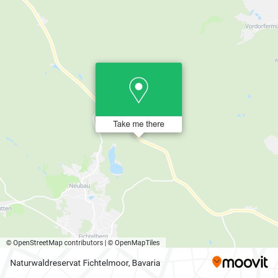 Naturwaldreservat Fichtelmoor map