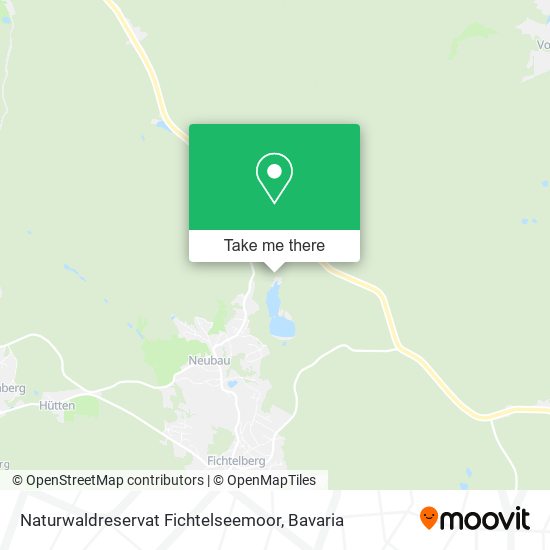 Naturwaldreservat Fichtelseemoor map