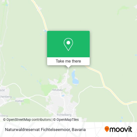 Naturwaldreservat Fichtelseemoor map