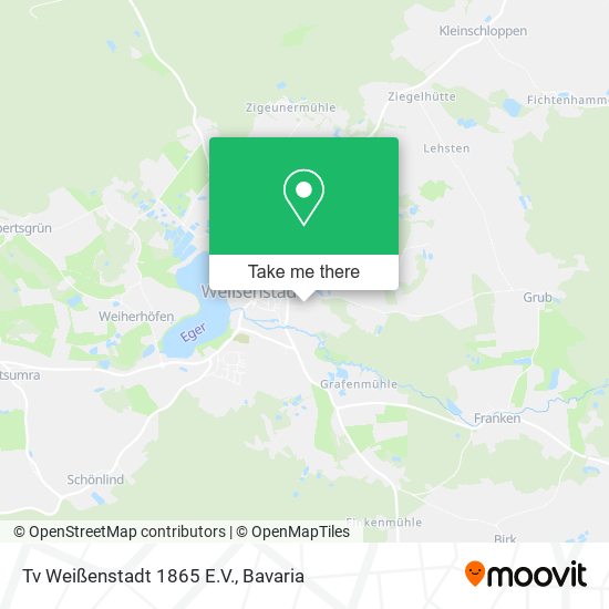 Tv Weißenstadt 1865 E.V. map