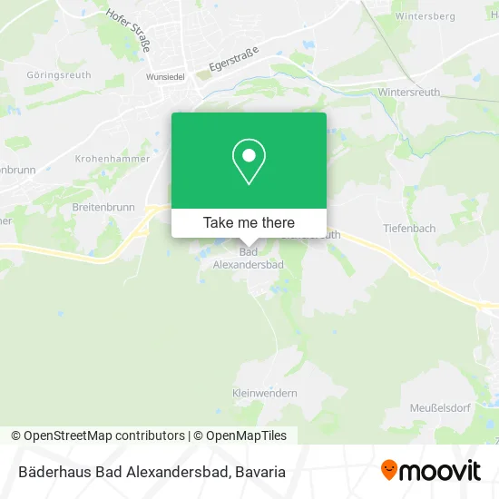 Карта Bäderhaus Bad Alexandersbad