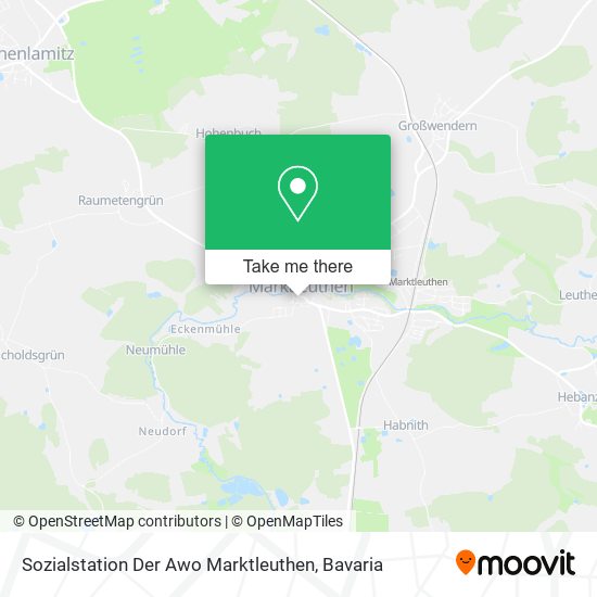 Sozialstation Der Awo Marktleuthen map