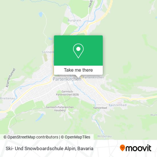 Ski- Und Snowboardschule Alpin map