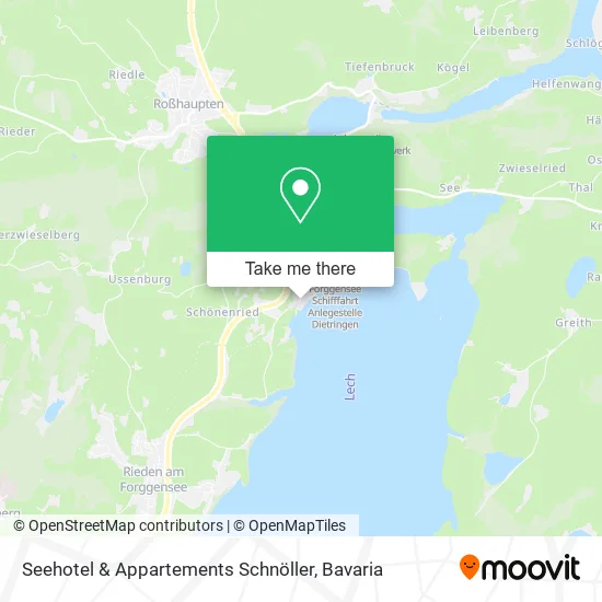 Карта Seehotel & Appartements Schnöller