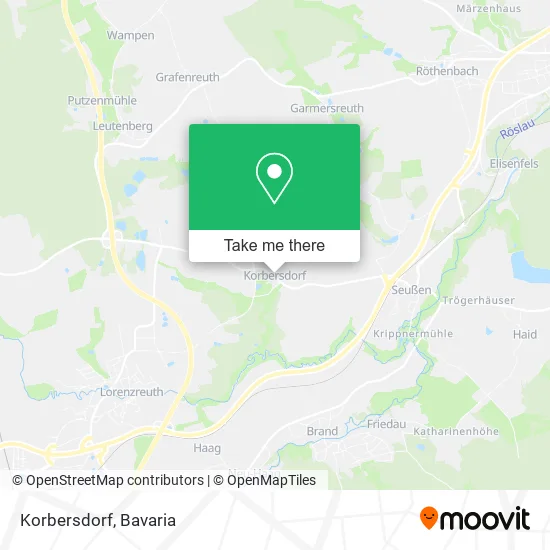 Карта Korbersdorf