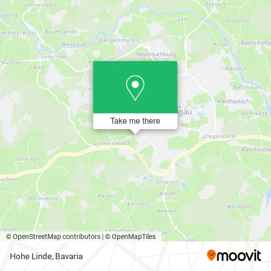 Карта Hohe Linde