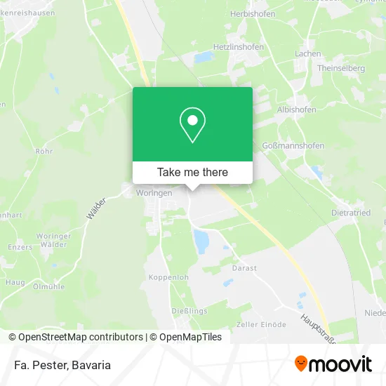 Карта Fa. Pester