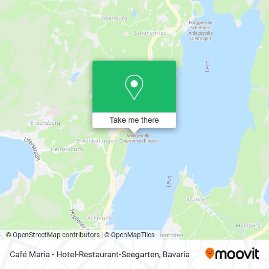 Café Maria - Hotel-Restaurant-Seegarten map