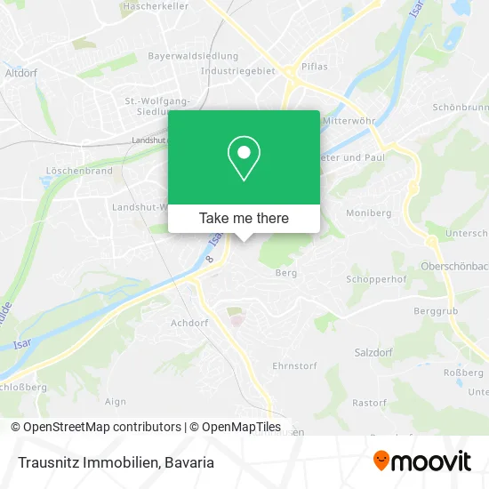 Карта Trausnitz Immobilien