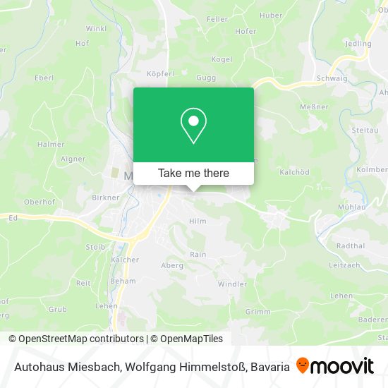 Autohaus Miesbach, Wolfgang Himmelstoß map