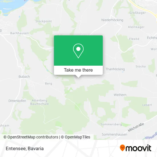 Карта Entensee