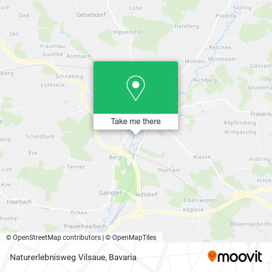 Карта Naturerlebnisweg Vilsaue