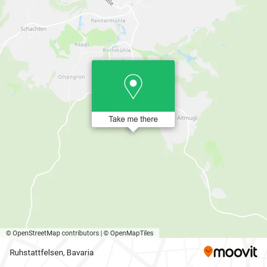 Карта Ruhstattfelsen