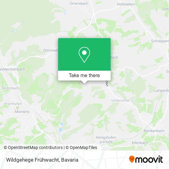 Wildgehege Frühwacht map