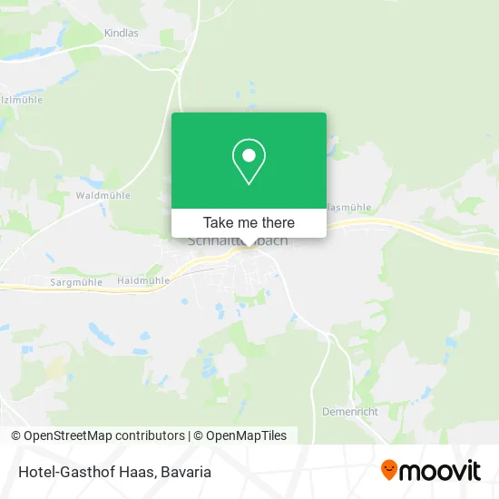 Карта Hotel-Gasthof Haas