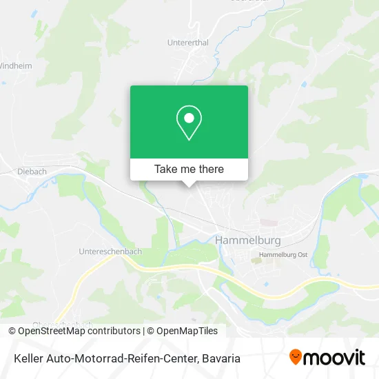 Карта Keller Auto-Motorrad-Reifen-Center