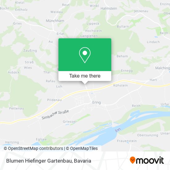 Blumen Hiefinger Gartenbau map