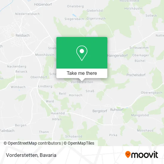 Карта Vorderstetten