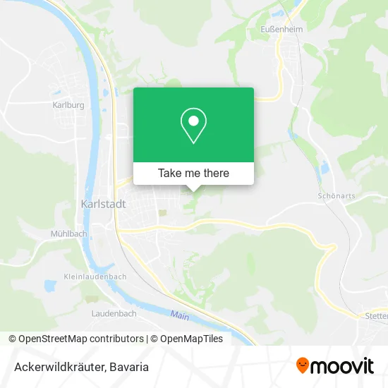 Карта Ackerwildkräuter