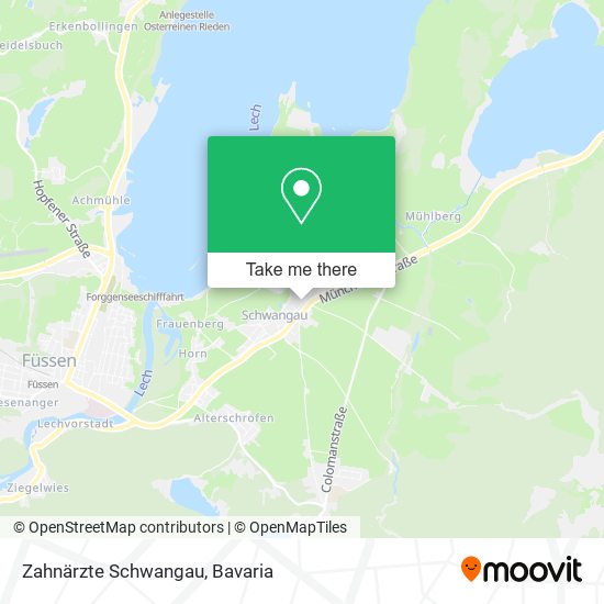 Zahnärzte Schwangau map