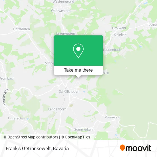 Карта Frank's Getränkewelt