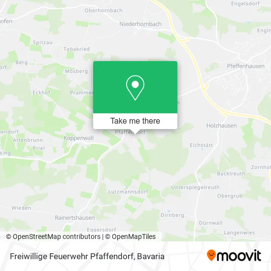 Карта Freiwillige Feuerwehr Pfaffendorf
