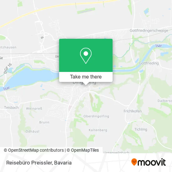 Карта Reisebüro Preissler