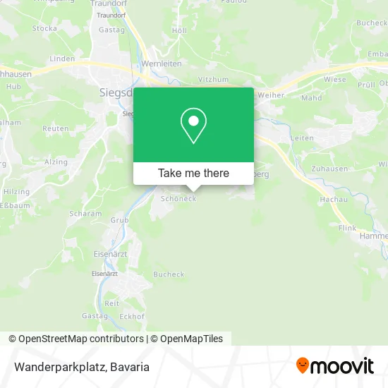 Карта Wanderparkplatz