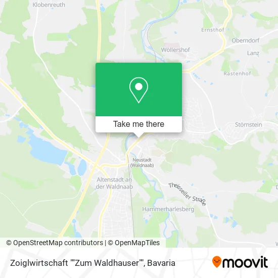 Карта Zoiglwirtschaft ""Zum Waldhauser""