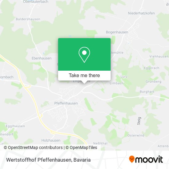 Wertstoffhof Pfeffenhausen map