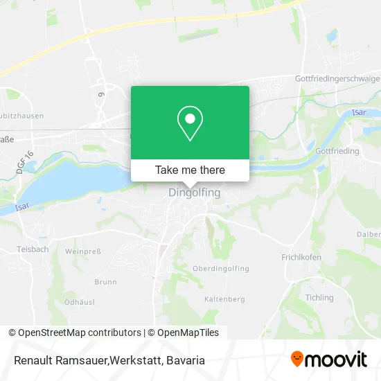 Карта Renault Ramsauer,Werkstatt